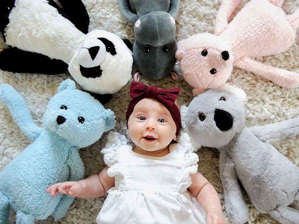 Heartbeat stuffed animals available near Pensacola FL at 4D Peek A Boo Pace studio